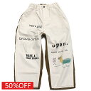 【子供服/デニムダンガリー/DENIM DUNGAREE/親子/デニム&ダンガリー/DD】 セール 【50%OFF】 オックス リメイク PN 15ORオレンジ