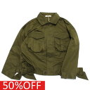 【ユニカ/UNICA/子供服/キッズ/女の子】 セール 【50%OFF】 カーゴサイドリボンジャケット カーキ(18)