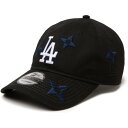 【NEWERA メンズ キャップ 帽子 ニューエラ】 9TWENTY MLB FLOWER EMB LOSDOD CAP ブラック