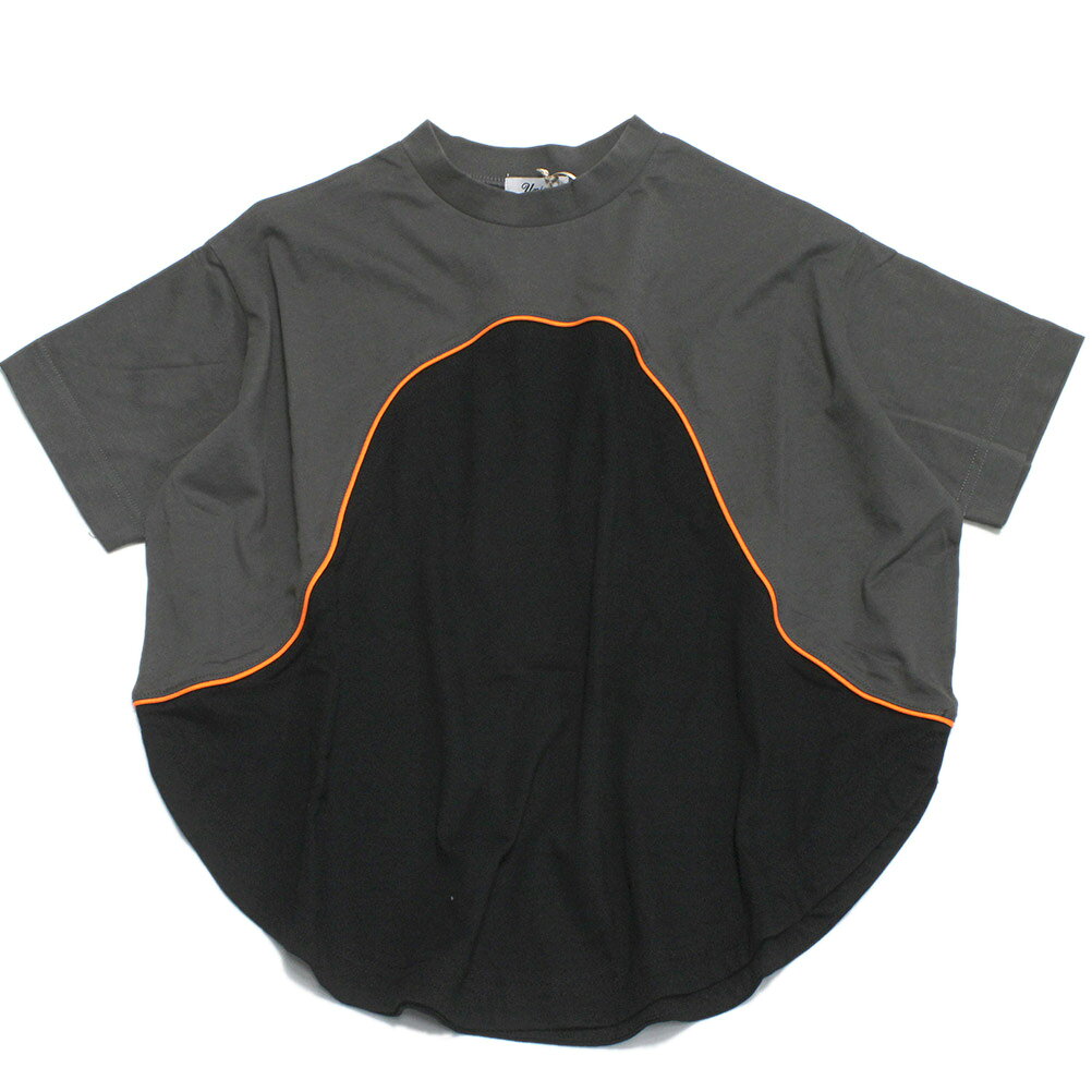 樂天商城 - 【ユニカ/UNICA/子供服/キッズ/女の子】 まんまるネオンラインTシャツ チャコール×ブラック(53)