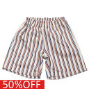 【ocean&ground/オーシャンアンドグラウンド/子供服/ベビー/キッズ/ジュニア】 セール 【50%OFF】 ストライプイージーショーツ ブルー(BL)(4)