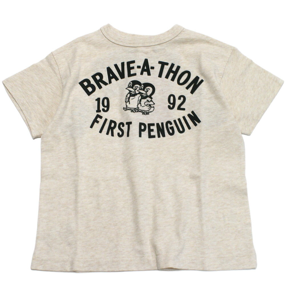 Rakuten - 【子供服/デニムダンガリー/DENIM DUNGAREE/親子/デニム＆ダンガリー/DD】 テンジク FIRST PENNIE TEE 11OW生成