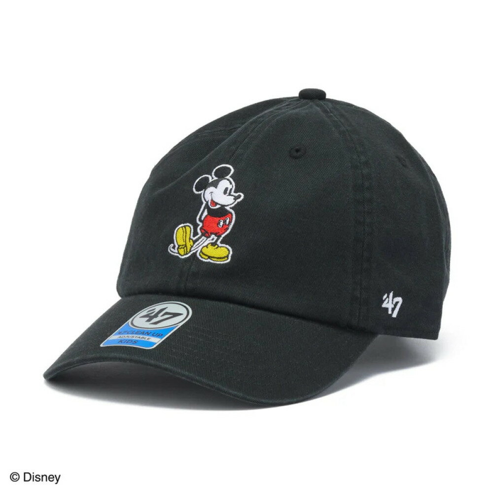  ’47 CLEAN UP DISNEY BLACK MICKEY CAP ブラック