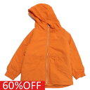 【スムージー/SMOOTHY/ジュニア/子供服/キッズ】 セール 【60%OFF】 ナイロンパデットジップパーカー オレンジ