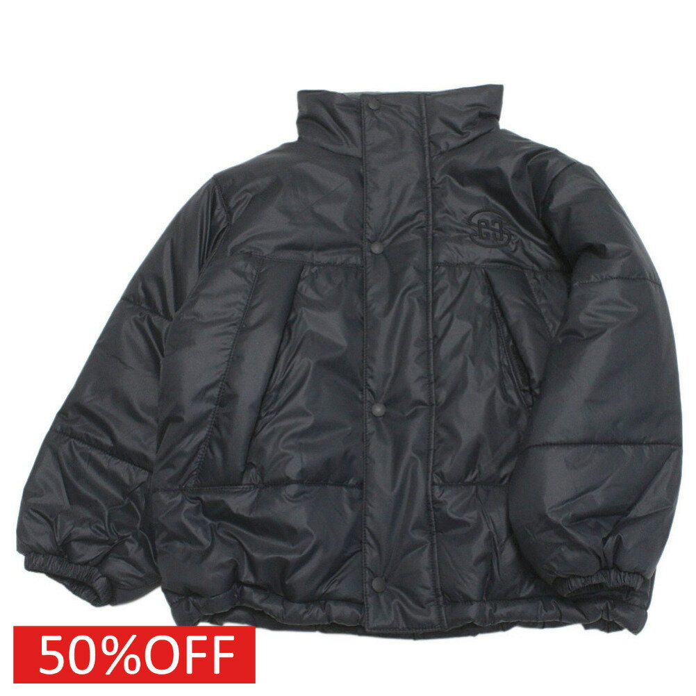 【子供服/グルーヴィーカラーズ/groovy colors/ジュニア/男の子】 セール 【50%OFF】 GRVY PADDING JACKET 2BK黒(4.0)
