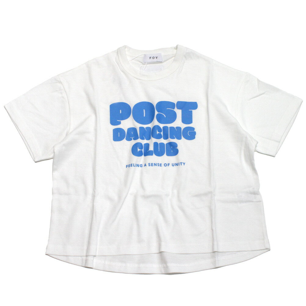 乐天商城 - 【FOV/フォブ/こども服/キッズ/親子/カジュアル】 POST Tシャツ ホワイト(WH)
