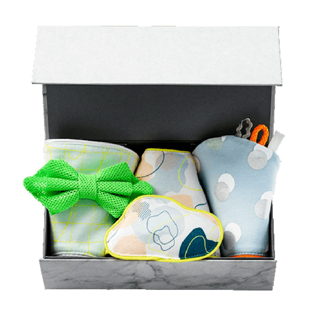 Rakuten - 【ベビー/MARLMARL/マールマール/スタイ/ベビーギフト/出産祝】 MARLMARL 3bibs for boys ジュジュ BOX boys