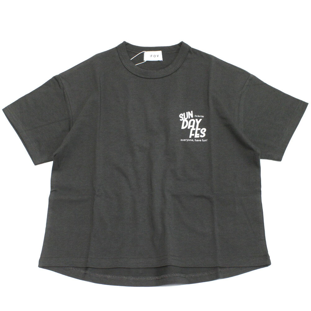 Rakuten - 【FOV/フォブ/こども服/キッズ/親子/カジュアル】 SUNDAY FES Tシャツ チャコール(CG)