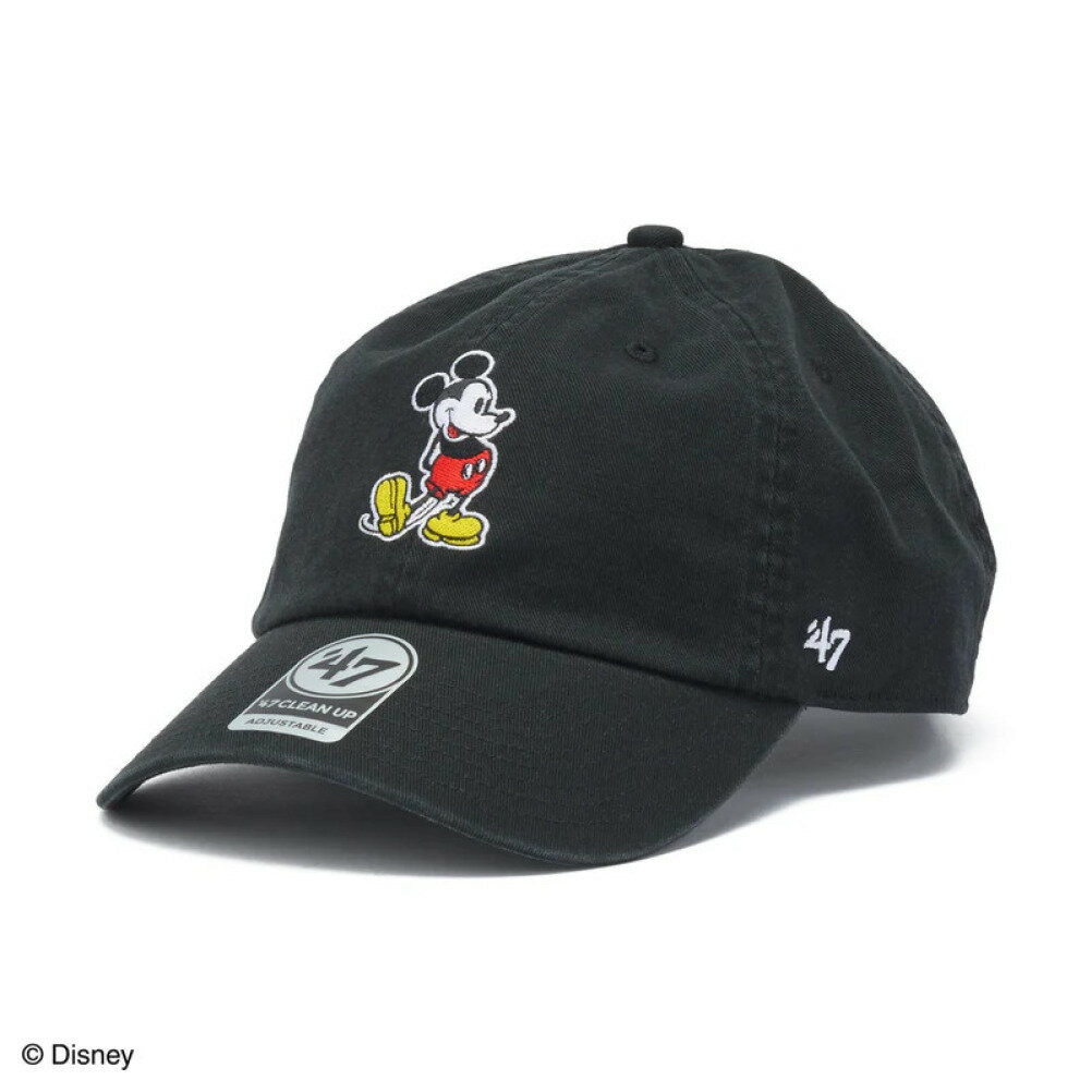 【’47/フォーティーセブン/帽子/キャップ】 ’47 CLEAN UP DISNEY BLACK MICKEY MOUSE CAP ブラック...