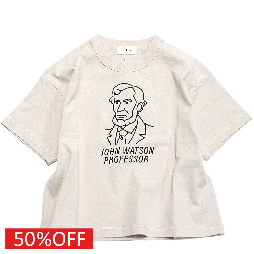 樂天商城 - 【FOV/フォブ/こども服/キッズ/親子/カジュアル】 セール 【50%OFF】 JOHN Tシャツ サンド(SD)