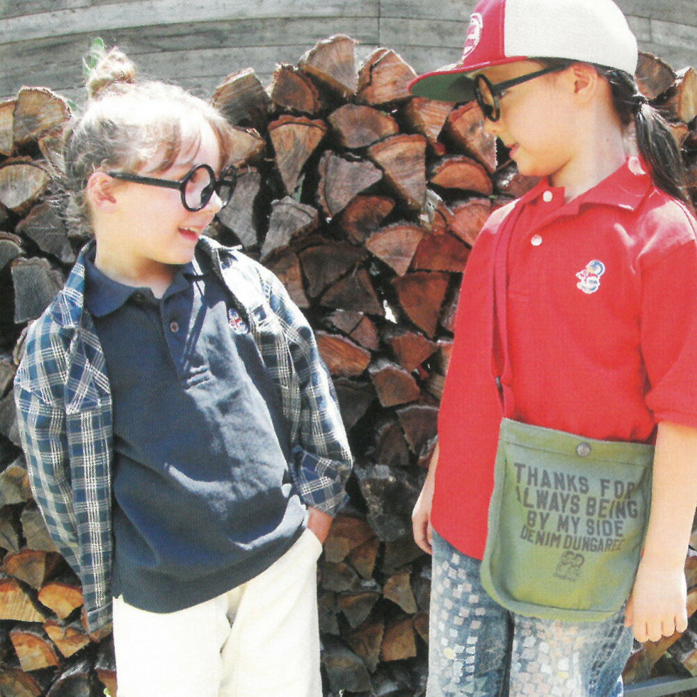 【子供服/デニムダンガリー/DENIM DUNGAREE/親子/デニム＆ダンガリー/DD】 カノコ PENNIE シャツ【3月入荷予定】 5R赤