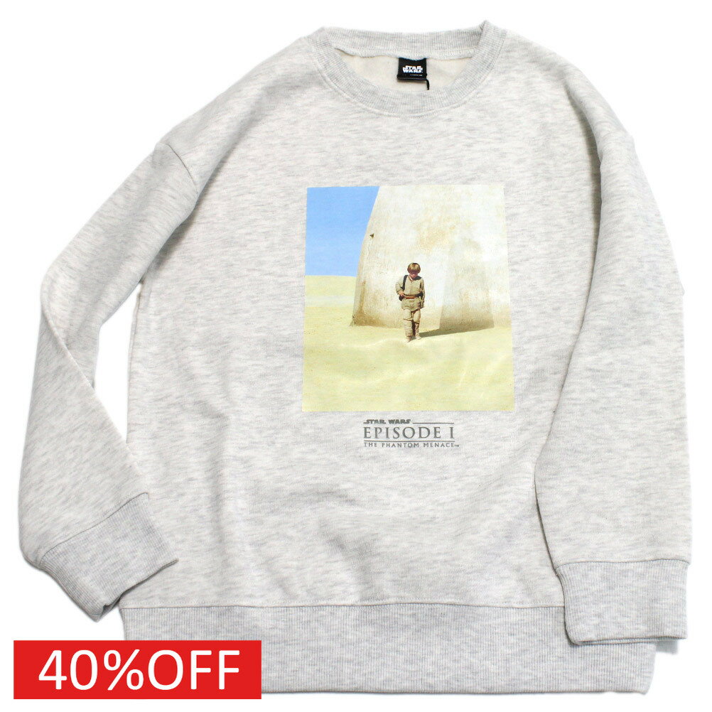 【RAT EFFECT ラットエフェクト 子供服 ジュニア】 セール 【30%OFF】 Star Wars Episode1トレーナー オートミール