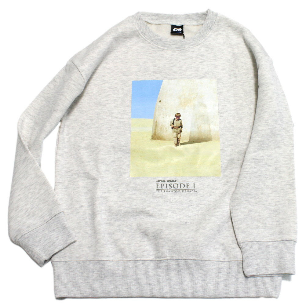 【RAT EFFECT ラットエフェクト 子供服 ジュニア】 Star Wars Episode1トレーナー オートミール(4)