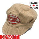 【子供服/デニムダンガリー/DENIM DUNGAREE/親子/デニム&ダンガリー/DD】 セール 【30%OFF】 ワッペンツキ CAP 16BEベージュ