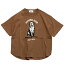 【ジェネレーター/子供服/GENERATOR/ジュニア 】 あす楽 HOUND DOG Tシャツ ブラウン(BR) 2,750円