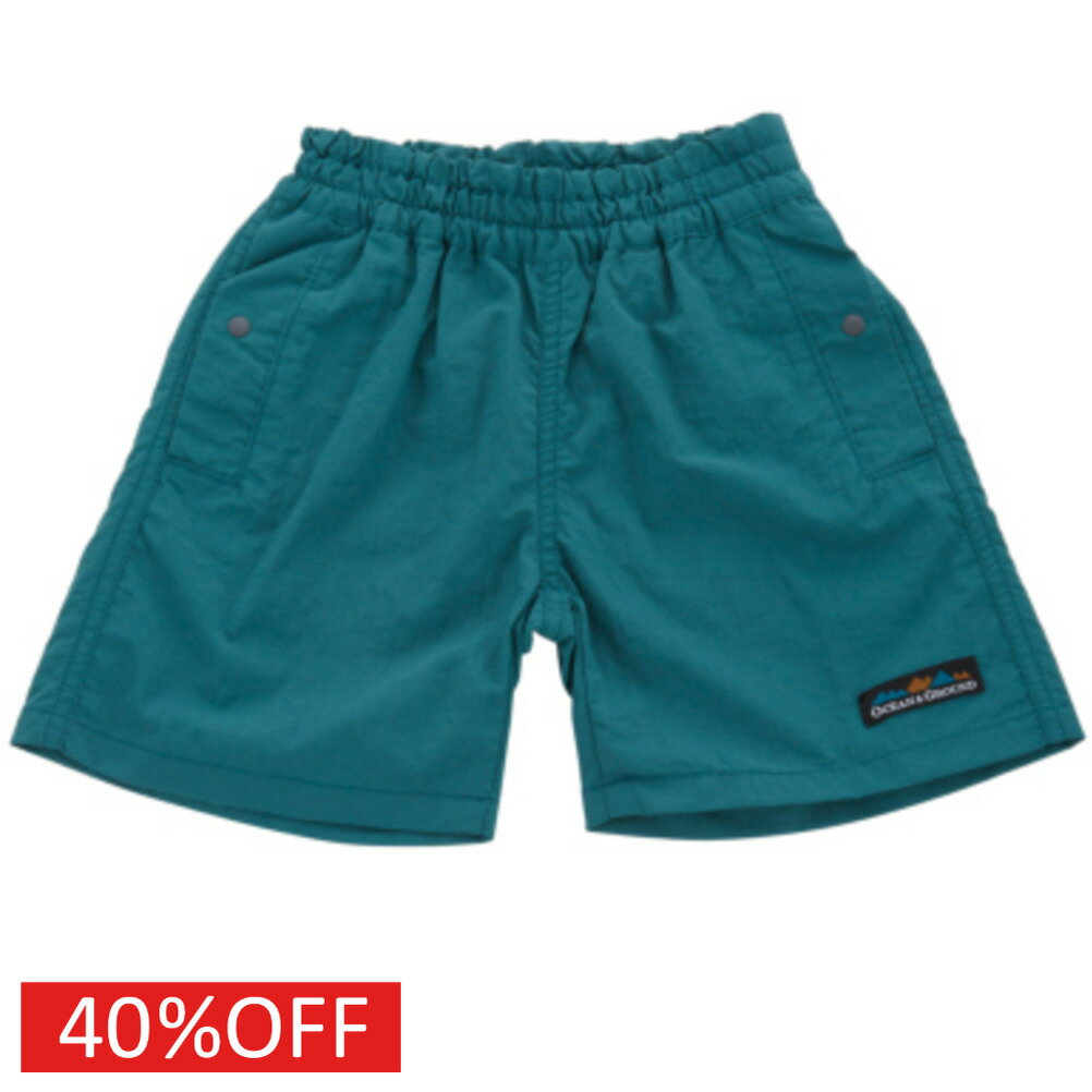 樂天商城 - 【ocean＆ground/オーシャンアンドグラウンド/子供服/ベビー/キッズ/ジュニア】 セール 【40%OFF】 ウミヤマ夏ショーツ ダークグリーン(DG)