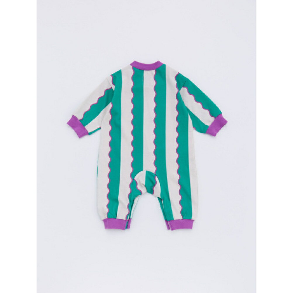 子供服ミリバールの【ocean＆ground/オーシャンアンドグラウンド/子供服/ベビー/キッズ/ジュニア】 ソウガラロンパース グリーン(GR)｜アングル2