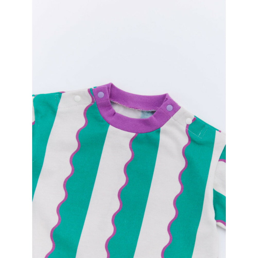 子供服ミリバールの【ocean＆ground/オーシャンアンドグラウンド/子供服/ベビー/キッズ/ジュニア】 ソウガラロンパース グリーン(GR)｜アングル3