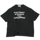 【FOV/フォブ/こども服/キッズ/親子/カジュアル】 あす楽 ONE TODAY Tシャツ ブラック(BK)