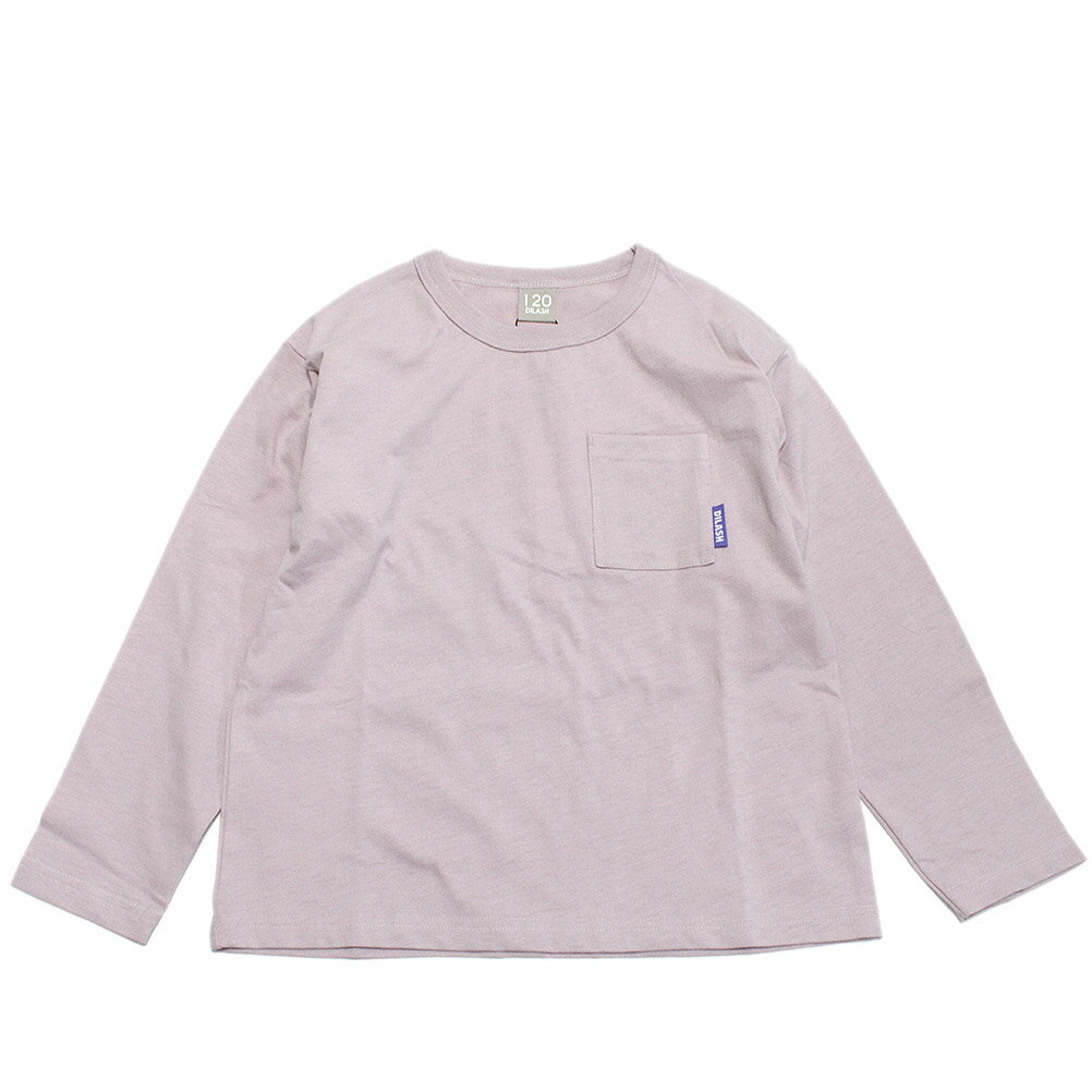 Rakuten - 【子ども服/ジュニア/DILASH/子供服/ディラッシュ】 セール 【50%OFF】 バックプリント天竺長袖Tシャツ パープル(PL)