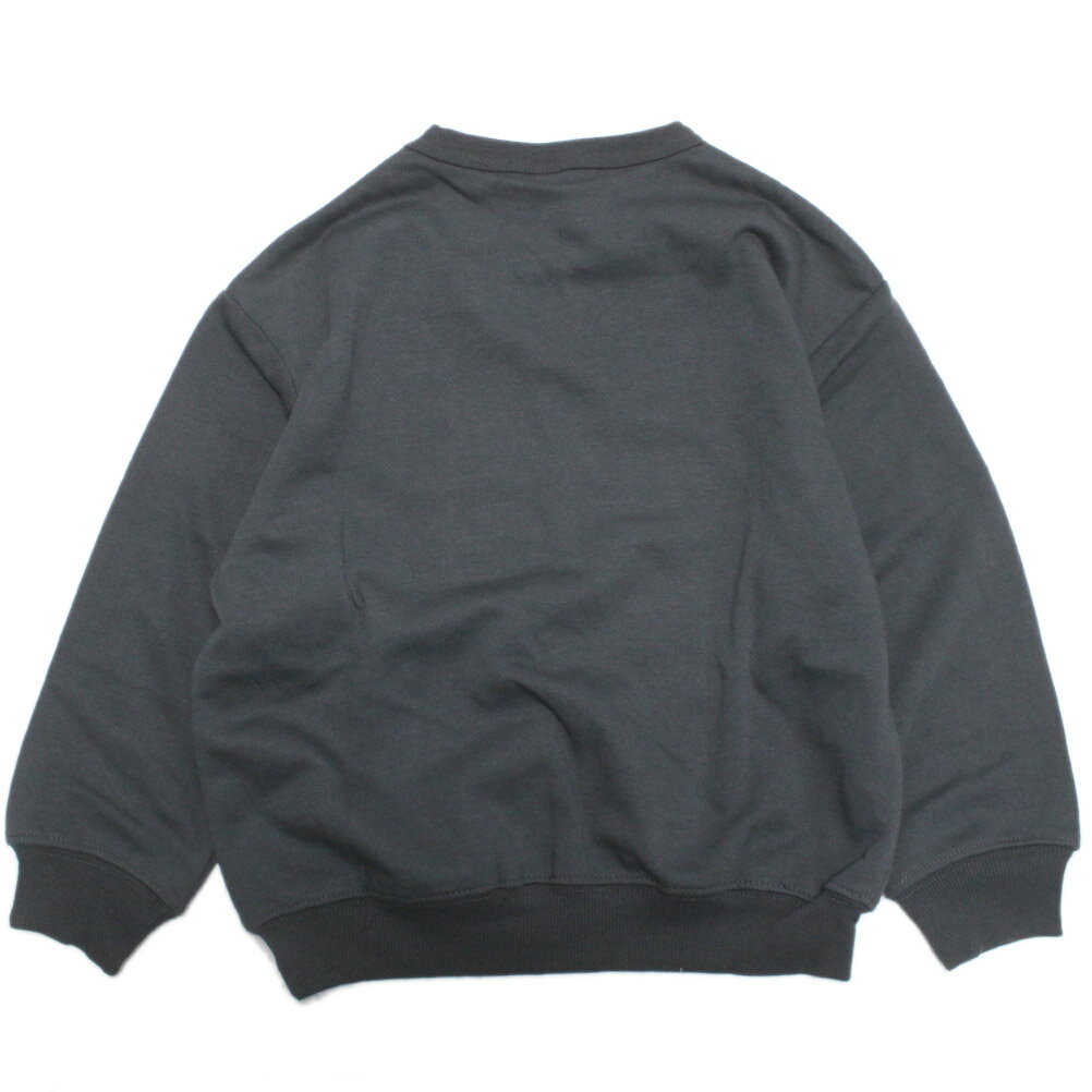 【ZERO standard/子供服/ゼロスタンダード】 セール 【50%OFF】 ベーシック トレーナー チャコールグレー(CG)