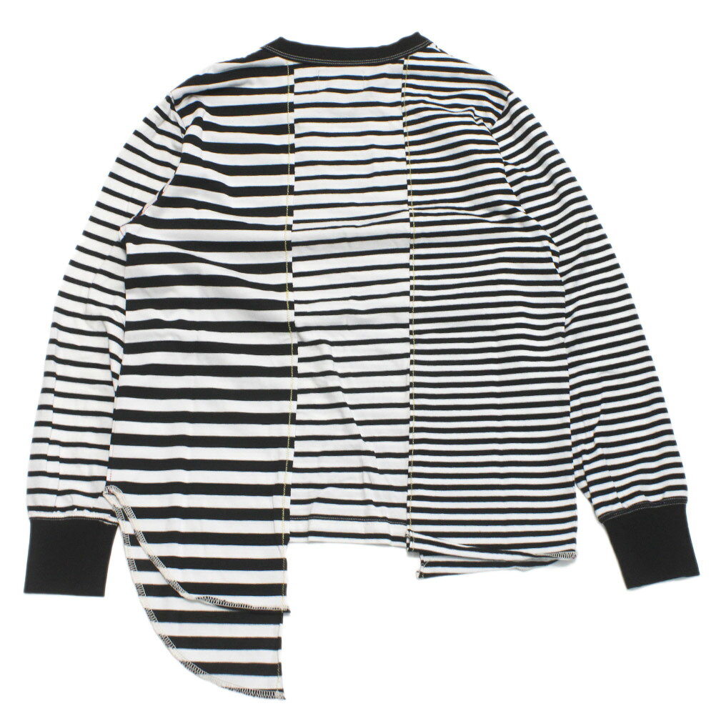 【MARET/マレ/レディース/メンズ/ユニセックス/大人服/オリジナル 】 ボーダーPUT OUT TEE ブラック(2) millibar-10555256 子供服ミリバール サンプル画像3
