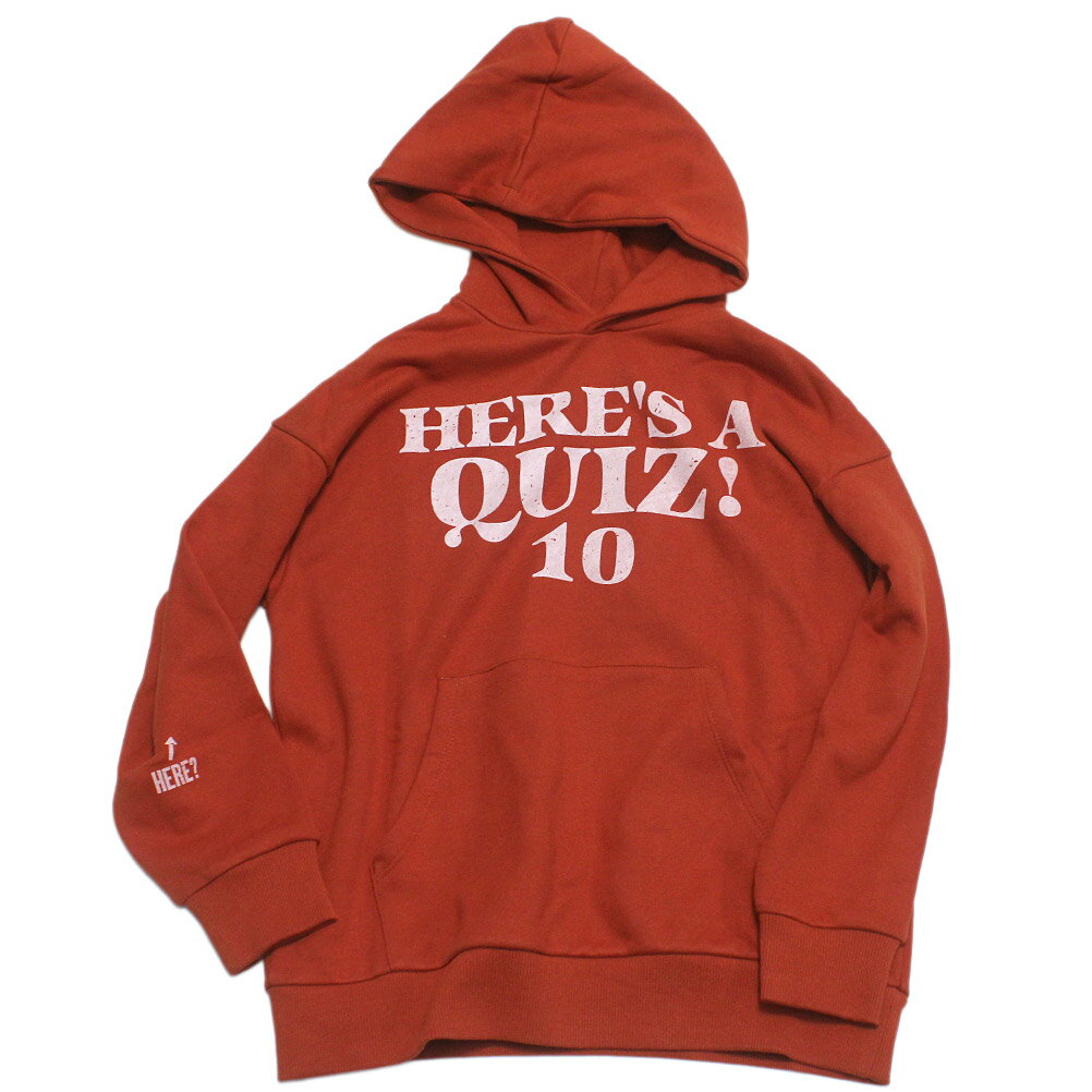 【ニードルワークス/ジュニア服/NEEDLEWORKS】 【NeWo】ロゴフーディー オレンジ(4)