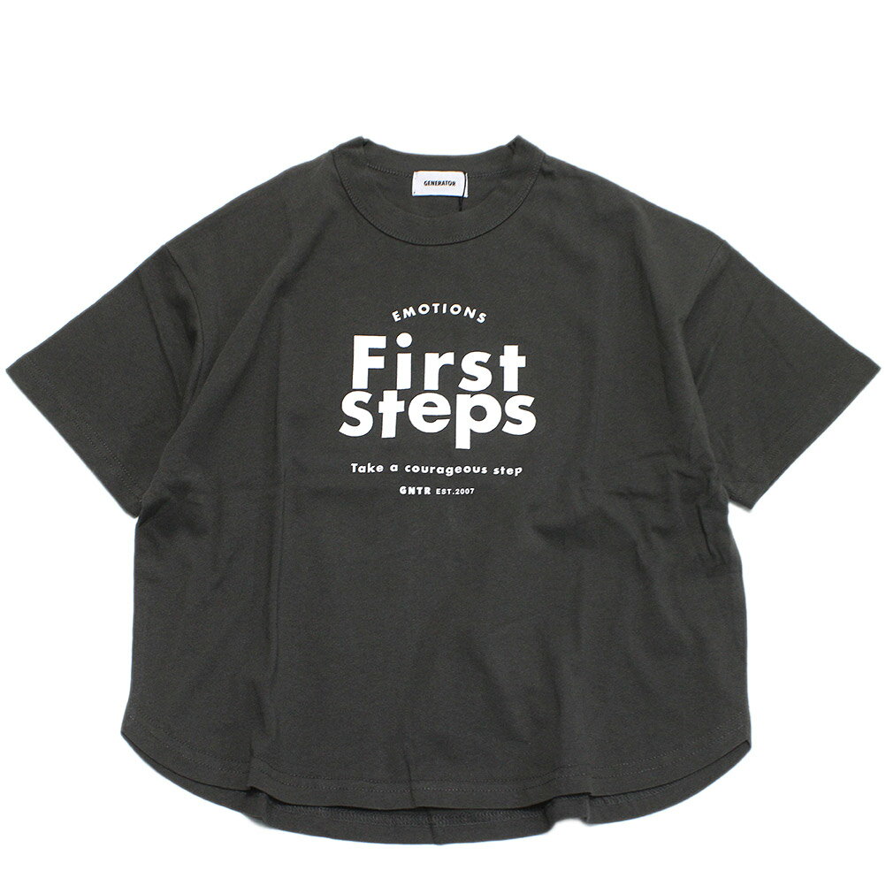 Rakuten - 【ジェネレーター/子供服/GENERATOR/ジュニア 】 First Steps Tシャツ チャコールグレー(CG)