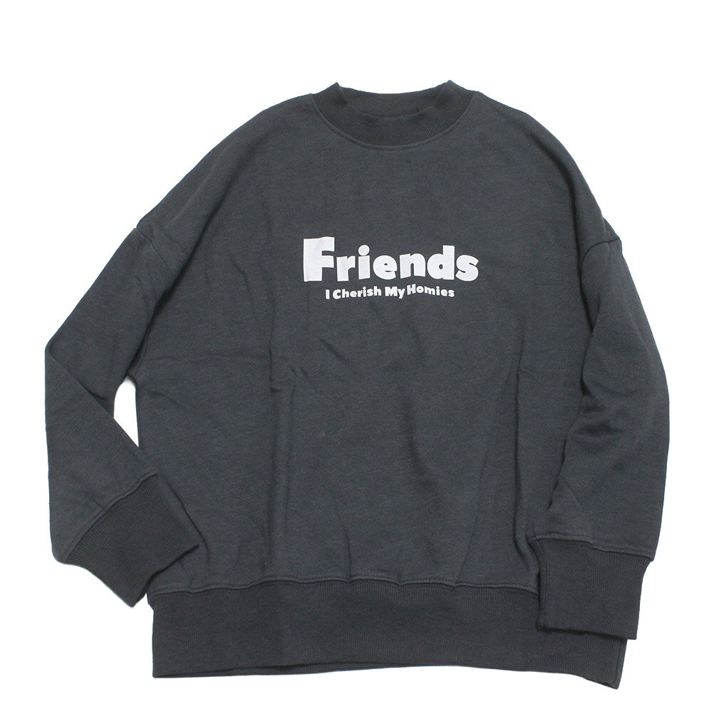 【JEANS.B/ジーンズベー】 FRIENDS トレーナー チャコールグレー(CG)(4)