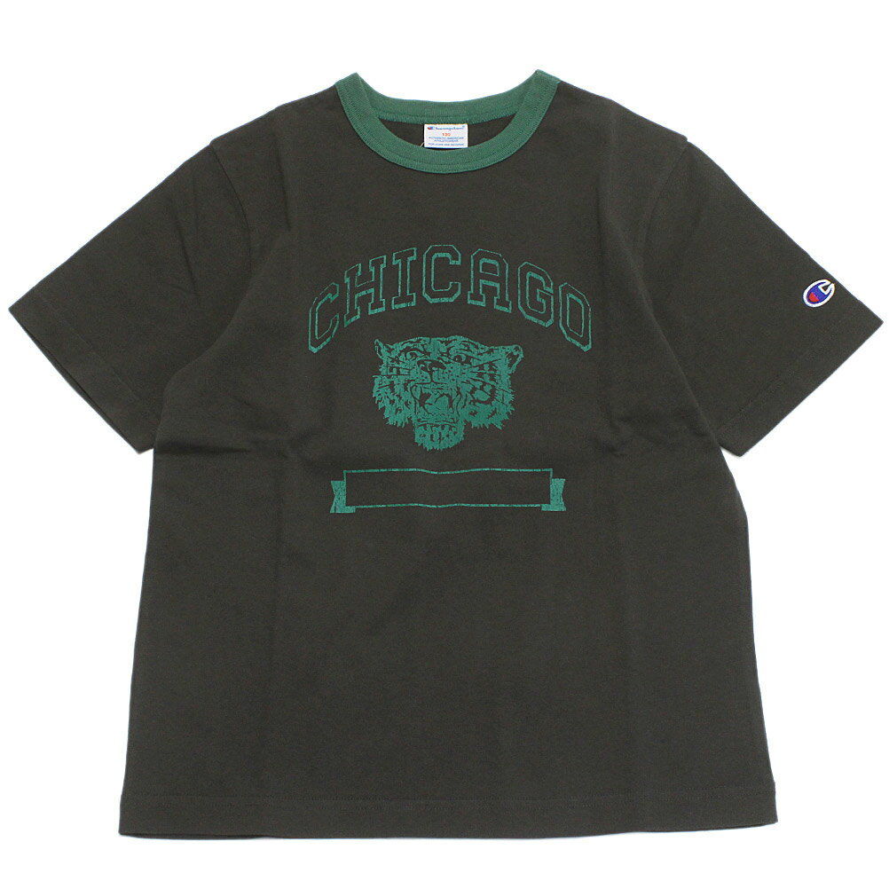 樂天商城 - 【CHAMPION/KIDS/チャンピオン/キッズ/子ども服】 CHICAGOリラックスフィットT オフブラック(055)
