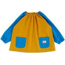 【ocean&ground/オーシャンアンドグラウンド/子供服/ベビー/キッズ/ジュニア】 バイカラースモック マスタード(MS)