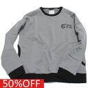 【6゜vocaLe/セスタヴォカーレ/子供服//セスタボカーレ/ジュニア】 セール 【50%OFF】 ツートーンスウェットプルオーバー アッシュグレー