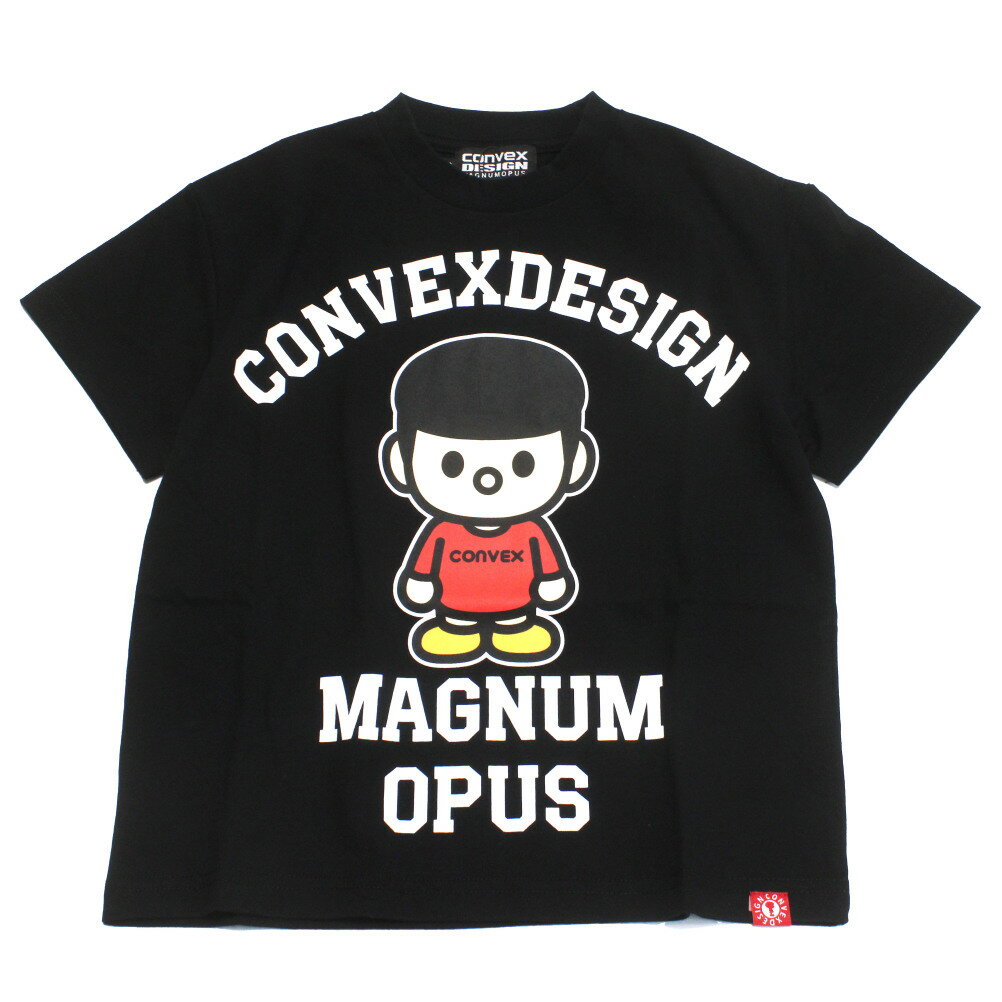 樂天商城 - 【コンベックス/CONVEX/子供服/ジュニア/キッズ】 ディフォルメMUTAN Tシャツ クロ(5)