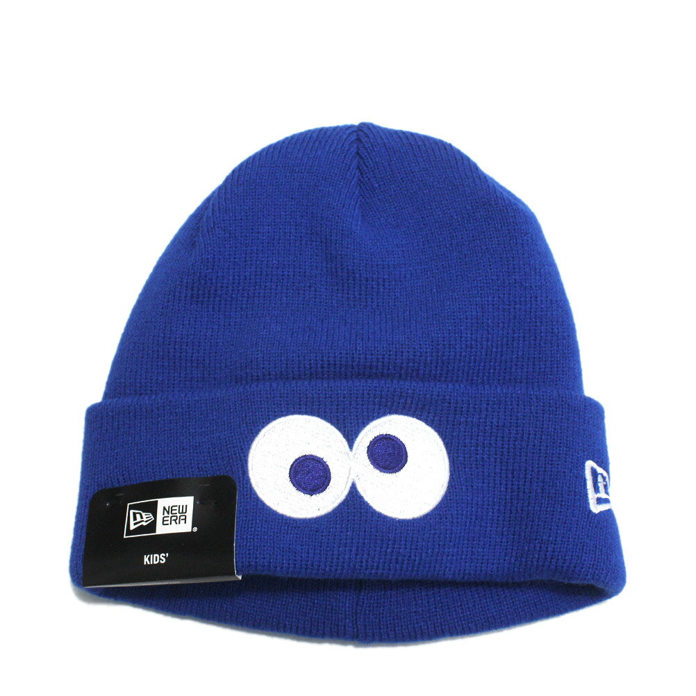 【NEWERA/キッズ/帽子/ニューエラ】 KIDS BC SESAME FACE KINT CAP（クッキーモンスター） ブルー
