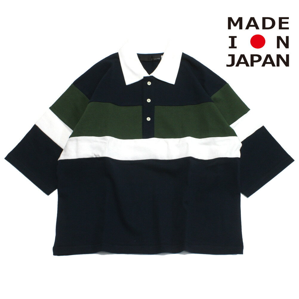 樂天商城 - 【nunuforme/ヌヌフォルム/レディース/キッズ/子ども服】 トリコロールポロ ネイビーベース