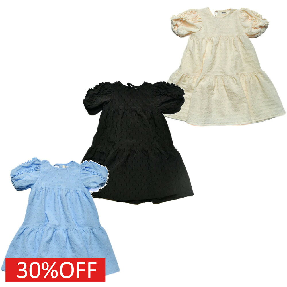 樂天商城 - 【ニードルワークス/ジュニア服/NEEDLEWORKS】 セール 【30%OFF】 【NeWo】パフスリーブワンピース