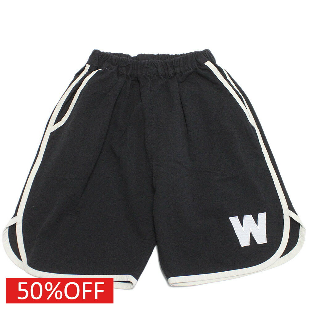 Other - 【ocean＆ground/オーシャンアンドグラウンド/子供服/ベビー/キッズ/ジュニア】 セール 【50%OFF】 リメイクゲームショーツ(5分丈) ブラック(BK)