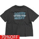 【RAT EFFECT ラットエフェクト 子供服 ジュニア】 セール 【50 OFF】 あす楽 MOVEMENTロゴプリントTシャツ チャコール