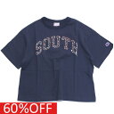 【CHAMPION/KIDS/チャンピオン/キッズ/子ども服】 セール 【50%OFF】 あす楽 ガールズフラワーアップリケ ショートスリーブTシャツ ネイビー(370)