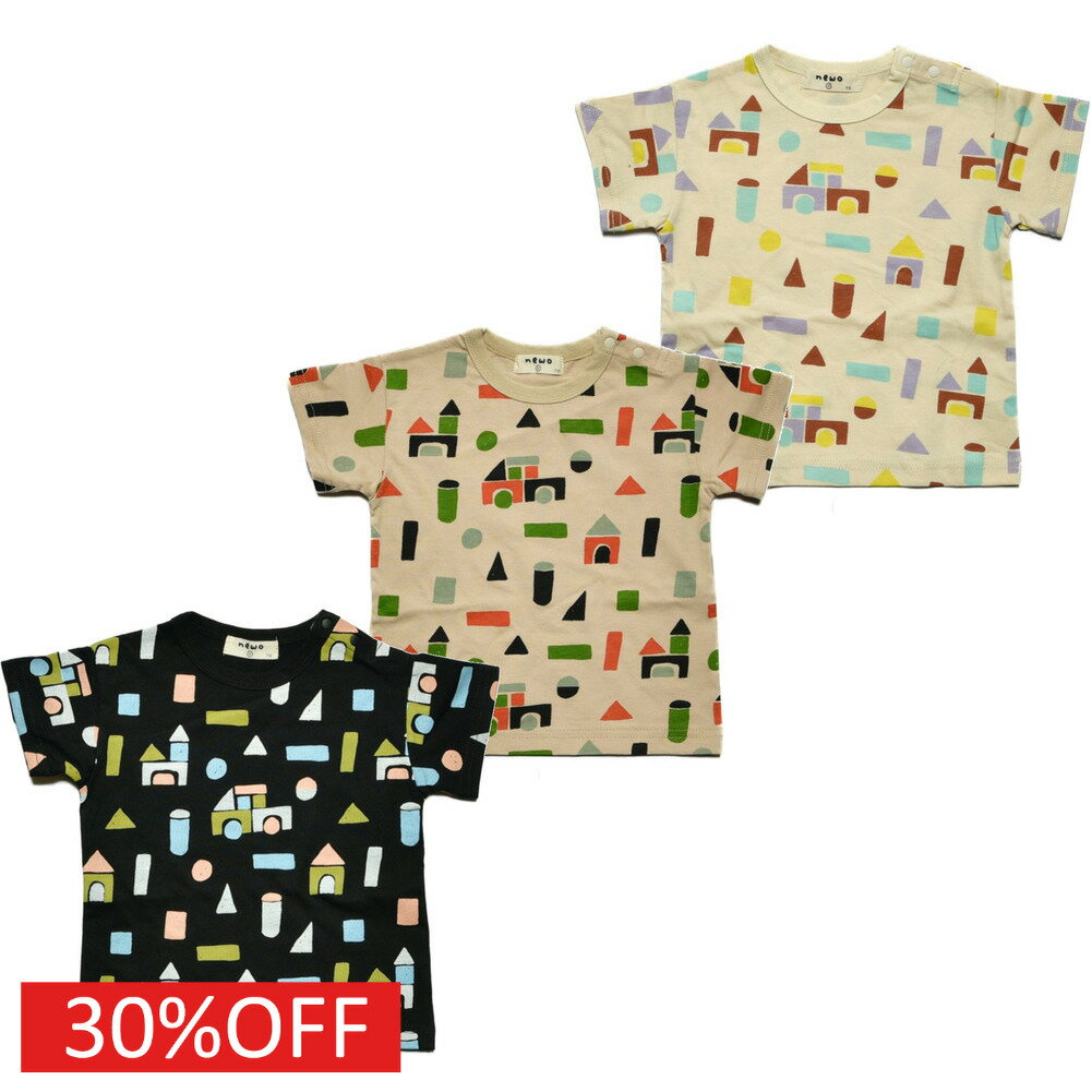 樂天商城 - 【ニードルワークス/ジュニア服/NEEDLEWORKS】 セール 【30%OFF】 【NeWo】つみき総柄Tシャツ