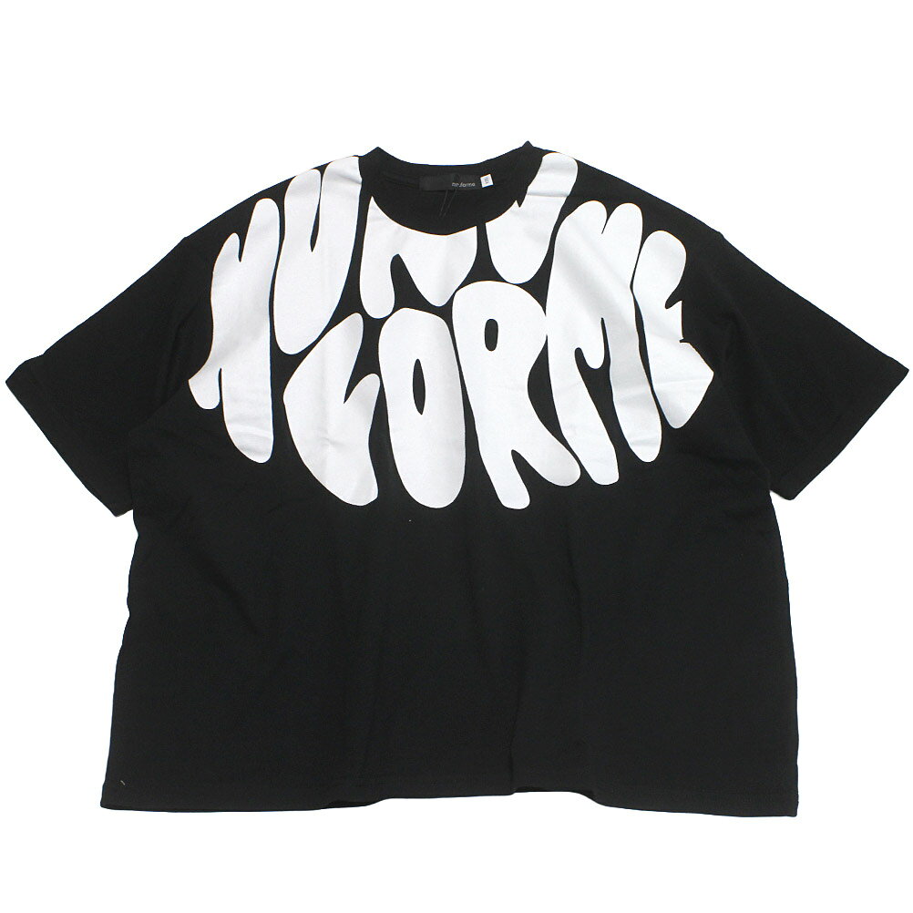 T-Shirts （Half Sleeves） - 【nunuforme/ヌヌフォルム/レディース/キッズ/子ども服】 ブレインロゴプリントT ブラック