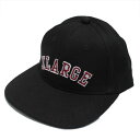 【エクストララージキッズ/エックスラージ/子供服/XLARGE KIDS】 あす楽 ロゴキャップ クロ(80)