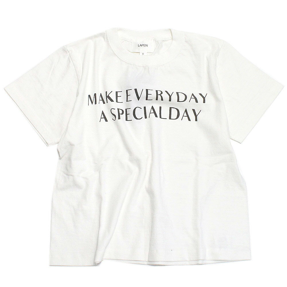 【ラペン/ラパン/LAPEN/子供服/ジュニア/ヴィンテージ/アメカジ】 あす楽 SPECIAL DAY Tシャツ ホワイト