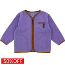【ocean&ground/オーシャンアンドグラウンド/子供服/ベビー/キッズ/ジュニア】 セール 【50%OFF】 フリースZIP-UP パープル(PP)(4)