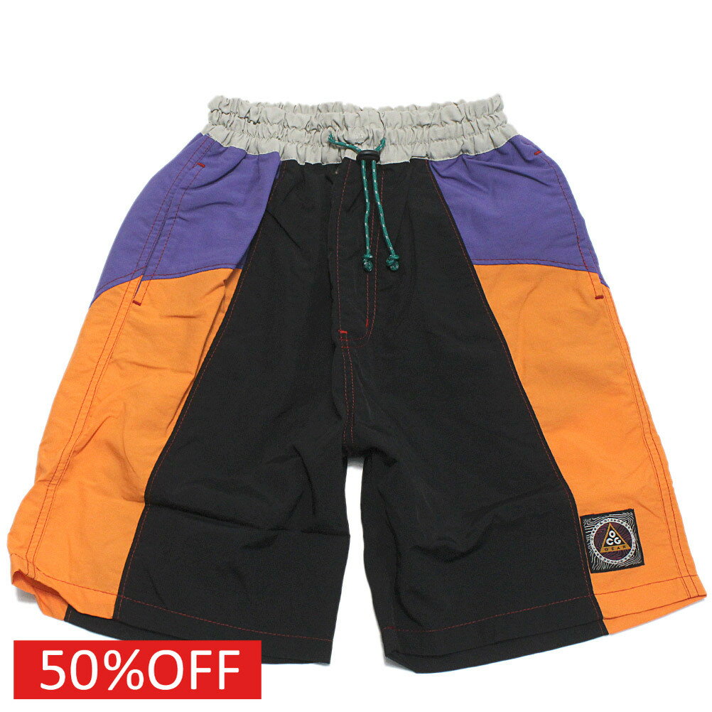 【ocean&amp;ground/オーシャンアンドグラウンド/子供服/ベビー/キッズ/ジュニア】 セール 【30%OFF】 水陸ナイロントラックショーツ ブラック(BK)