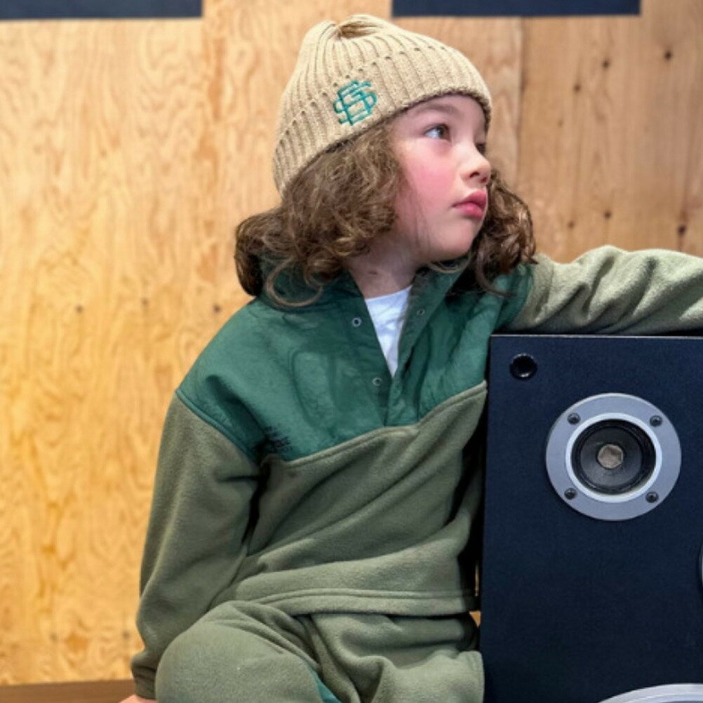 【子供服/グルーヴィーカラーズ/groovy colors/ジュニア/男の子】 マイクロフリース プルオーバー【10月入荷予定】 9KHカーキ