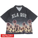 【エクストララージキッズ/エックスラージ/子供服/XLARGE KIDS】 セール 【40%OFF】 パームツリー開衿半袖シャツ クロ(80)