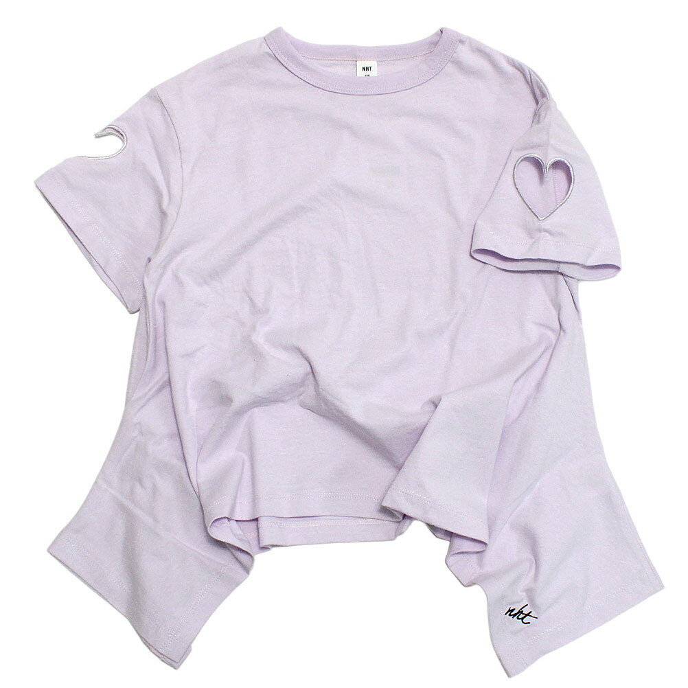ハートTシャツラベンダー