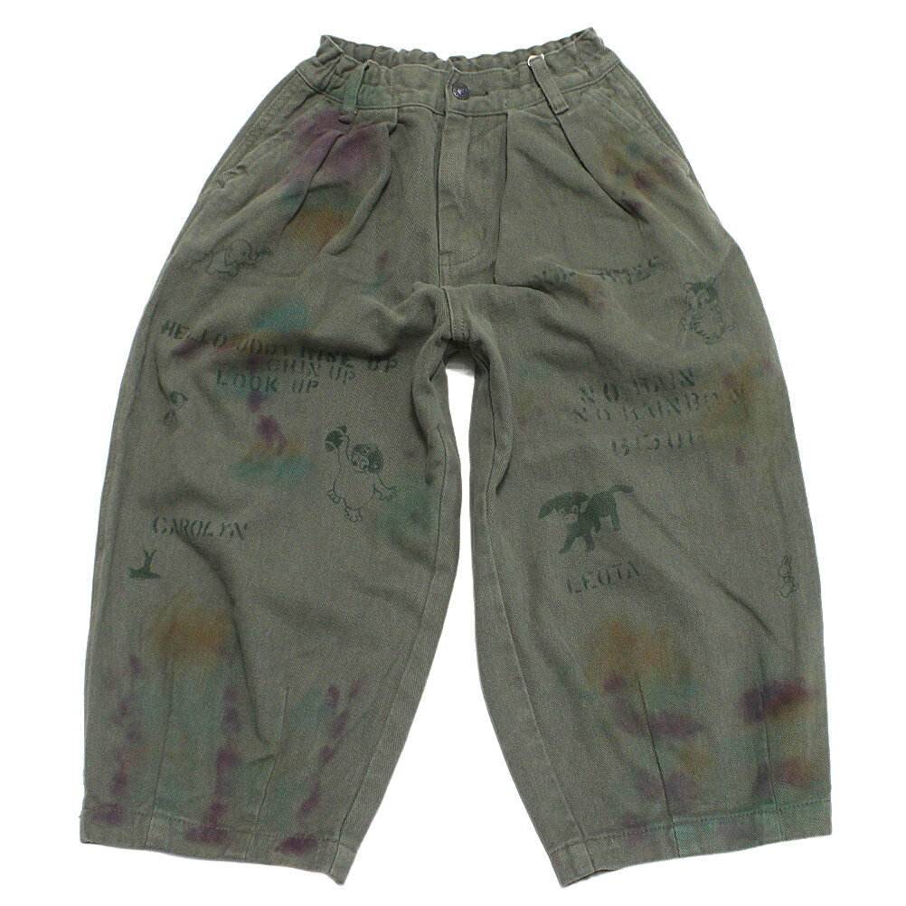 【子供服/デニムダンガリー/DENIM DUNGAREE/親子/デニム＆ダンガリー/DD】 ウラキモウツイル カラフル ..