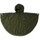 【ocean&ground/オーシャンアンドグラウンド/子供服/ベビー/キッズ/ジュニア】 レインポンチョ カーキ(KK)(4)